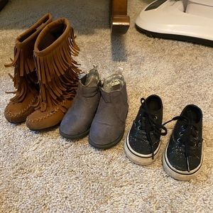 Toddler girl size 6 shoe lot